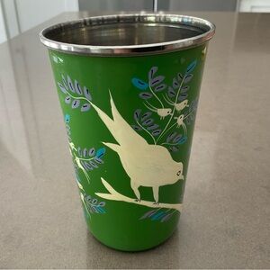 Hand Painted & Enameled Tumbler
